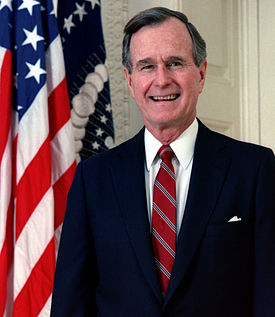 Official Portrait-George H.W. Bush- 41st President of the United States George H.W. Bush