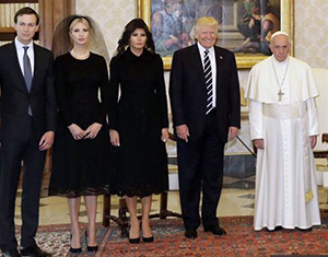 President Trump and Family Visit Pope Francis 1 Trump-Vatican