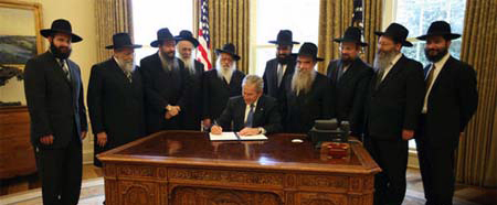 Chabad Rabbis with President George W. Bush Chabad Rabbis with President George W. Bush