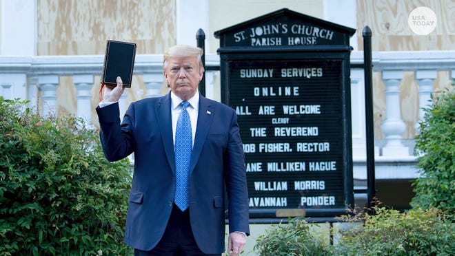 President Trump Holding a Bible President Trump Holding a Bible